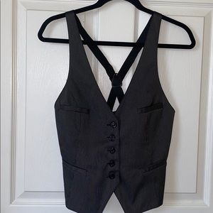 Pinstripe vest